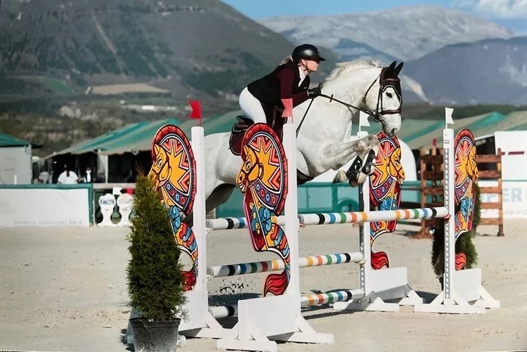 cavalière team cso poet sisteron saut domaine équestre du poet