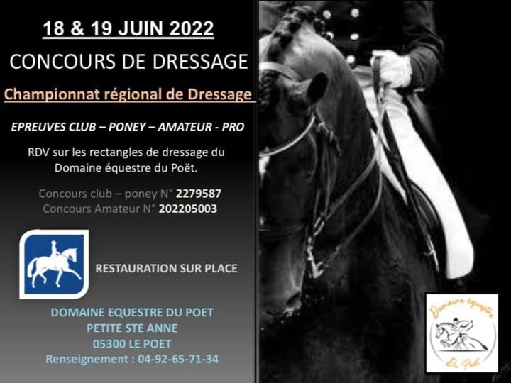 dressage concours dressage concours régional domaine equestre du poet