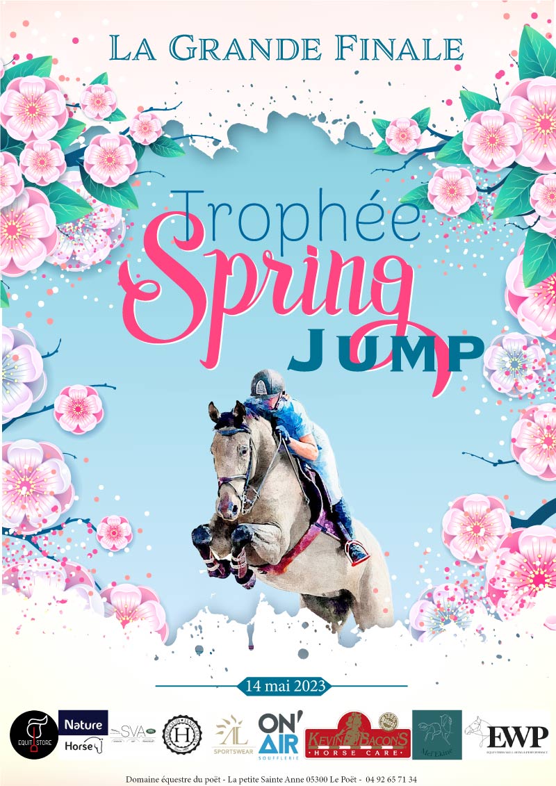 grande finale trophée Spring jump cso poney club domaine équestre du Poët mai