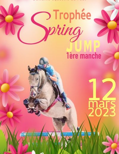 cso trophée Spring jump club poney domaine équestre du Poët