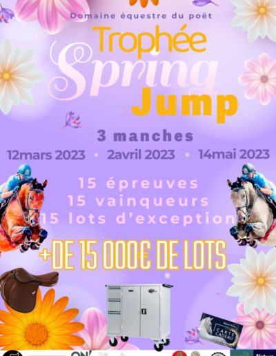 trophée Spring jump cso club poney domaine équestre du Poët