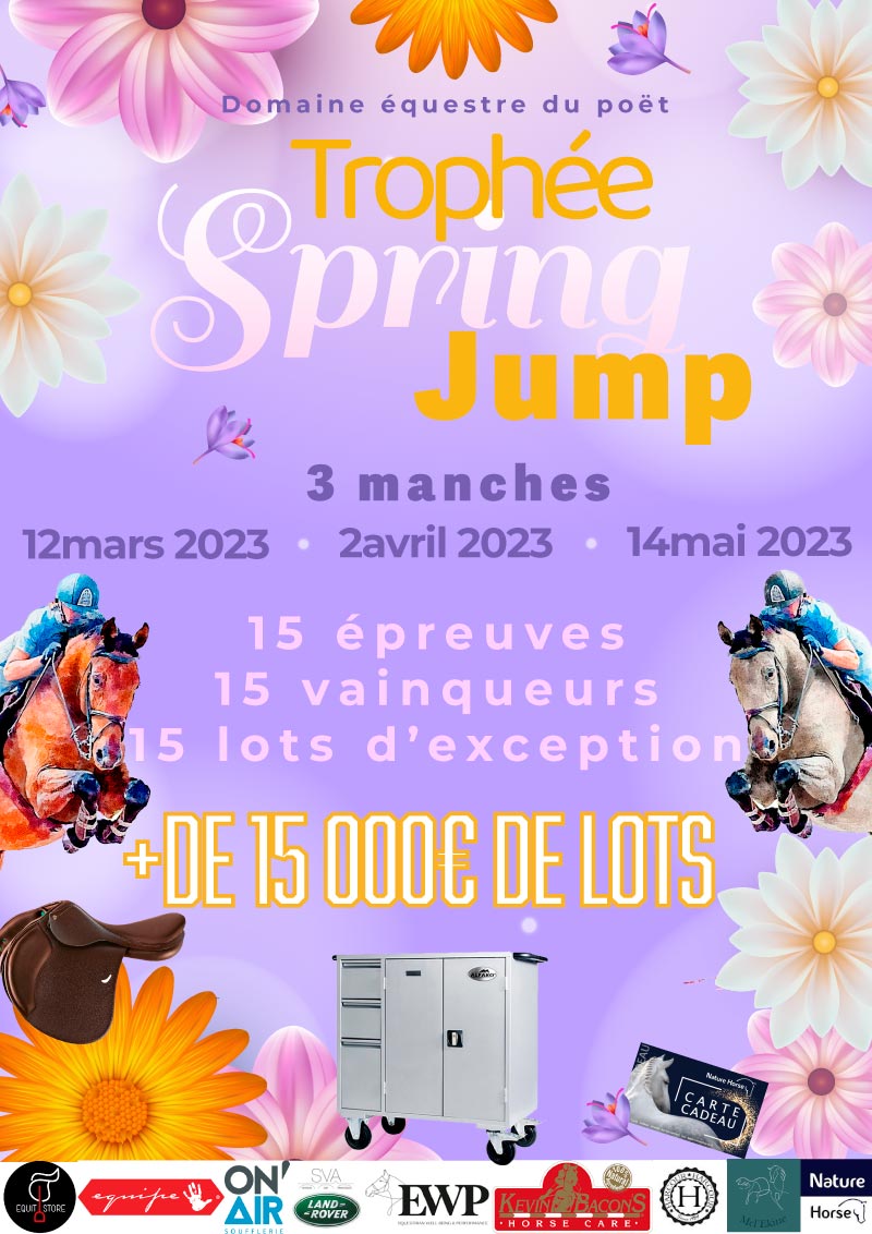 trophée Spring jump cso club poney domaine équestre du Poët
