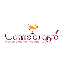 logo comme au bistro comme au bistro sisteron partenaire domaine équestre du Poët