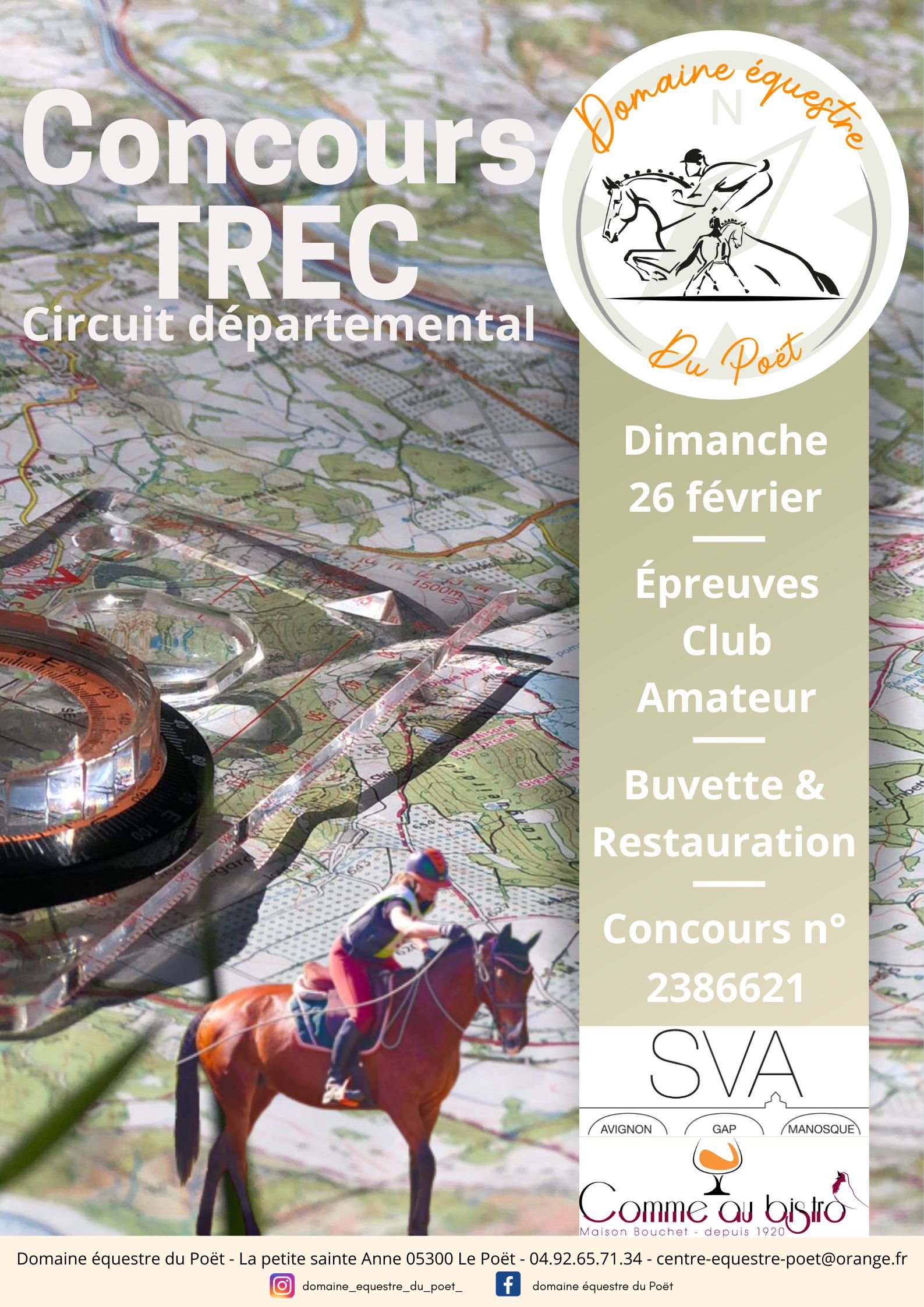 Concours trec club amateur hautes alpes Provence