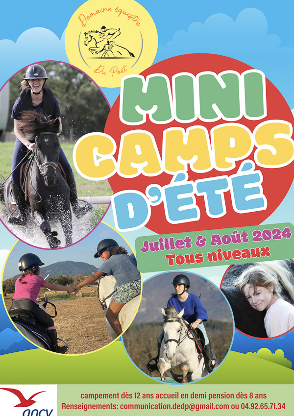centre equestre poet poney club-1 mini camps été 2024 équitation colonie hautes alpes